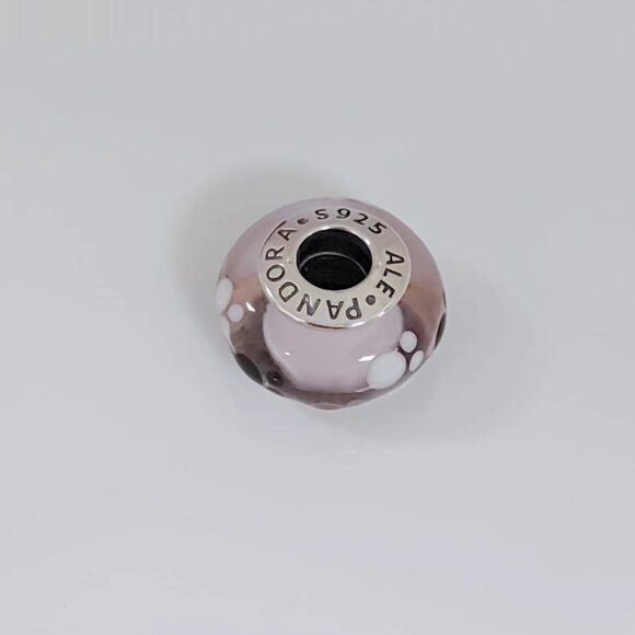 Pandora Pink Mickey Head Murano Glass Charm Bead with box - Picture 2 of 4